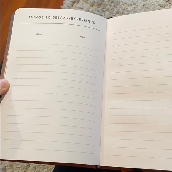 Wanderlust planner and journal for travels - Picture 6 of 13